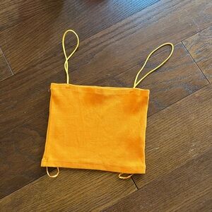 Zara Bandeau Tank Top Orange